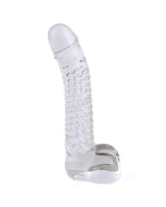 Twisted Small Glass Dildo