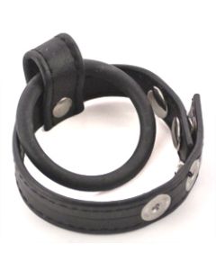 Leather Cock and Ball Spreader