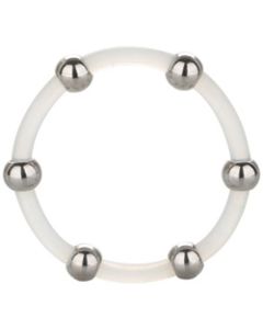 XL Beaded Steel Cock Ring