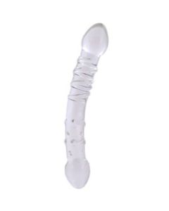 Trouble Glass Double Head Dildo