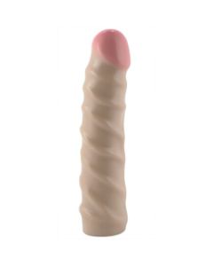 Vac-U-Lock Ribbed Dildo