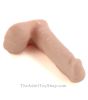 Basic 6 Inch Rubber Dildo top view
