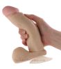Doc Johnson Large Realistic Dildo size demo in a hand