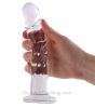 Glass Realistic Dildo size