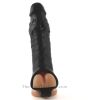 Mamba Big Black Cock Sleeve with testicle strap