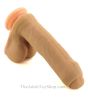 Uncut Realistic Uncircumcised Dildo suction cup