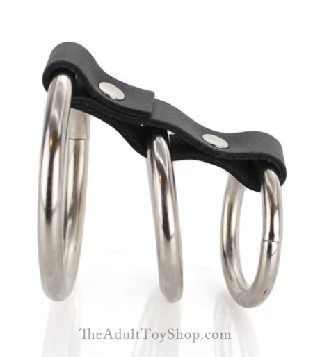 Triple Metal Cock Ring Gates