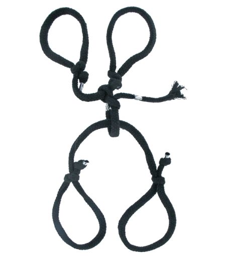Rope Hogtie BDSM Restraint