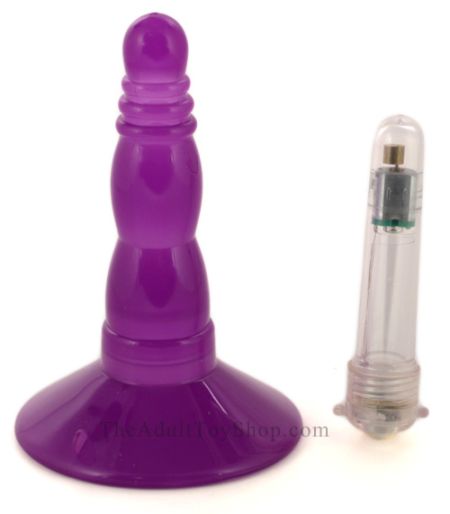 Hollow Vibrating Anal Probe with motor