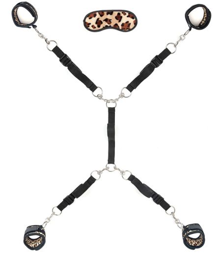 Lux Fetish BDSM Bed Restraints