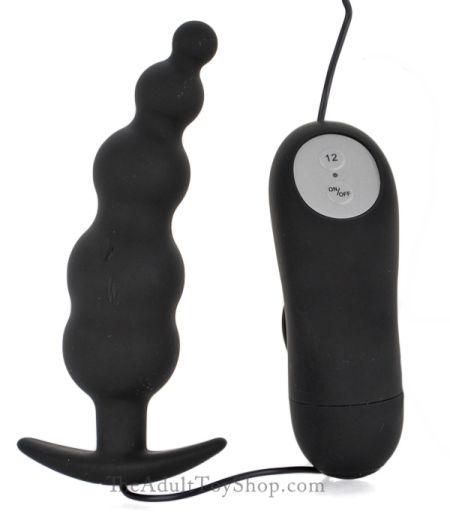 Pretty Love Beaded Butt Plug Vibrator controller