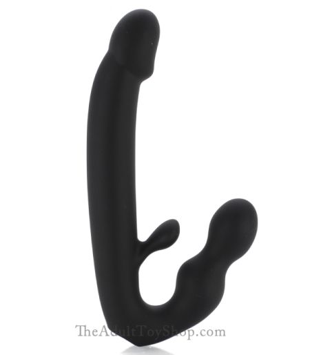 Rechargeable Vibrating Strapless Strap On