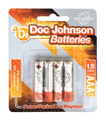Doc Johnson Batteries AAA - 4 Pack