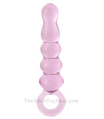 Beaded Slider Glass Sex Toy