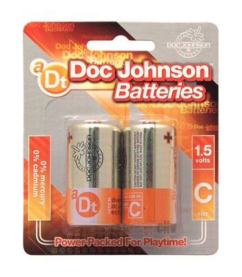 Doc Johnson Batteries C - 2 Pack