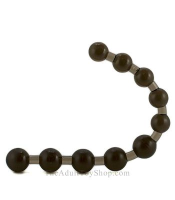 Thai Rubber Anal Beads bent