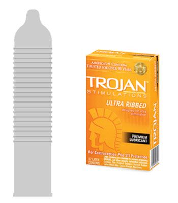 Trojan Ultra Ribbed Condoms