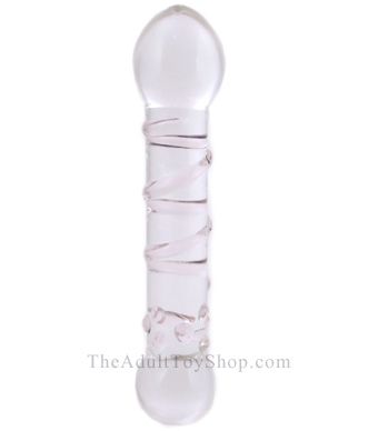 Spiral Thick Glass Dildo