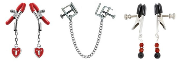 types of nipple clamps
