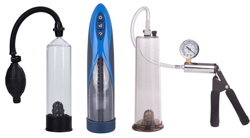 Types of penis pumps