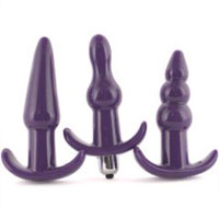 Trio Vibrating Butt Plug Kit