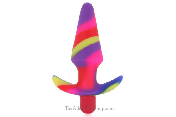 Rainbow Butt Plug
