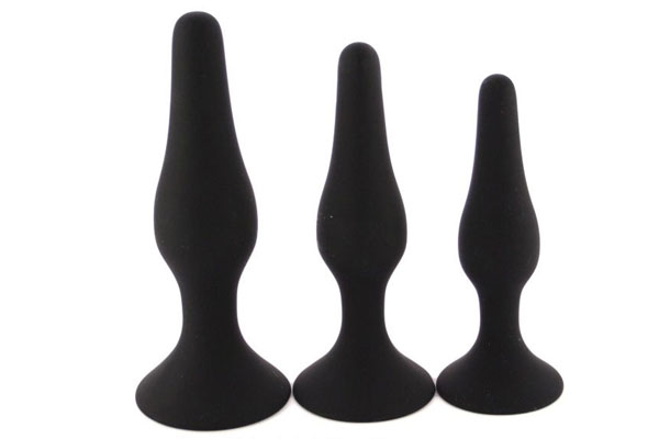 Tapered Silicone Anal Plug Kit