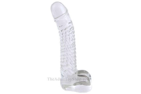 Twisted Small Glass Dildo