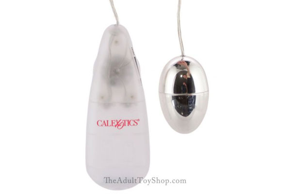 Vibrating Silver Egg Sex Toy