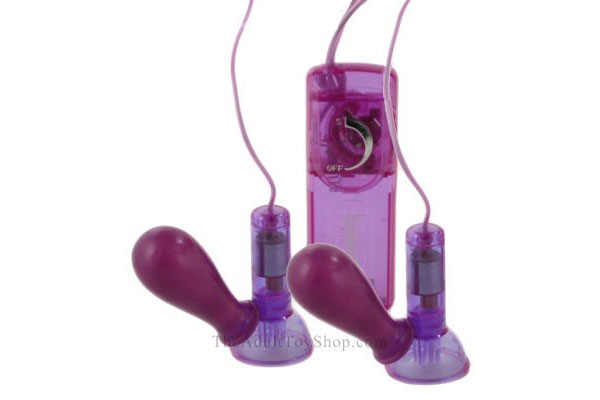 Fantasy vibrating nipple suckers