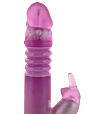 Thrusting Stroker Rabbit Vibrator