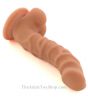 Ribbed Realistic G-spot Dildo suction cup base